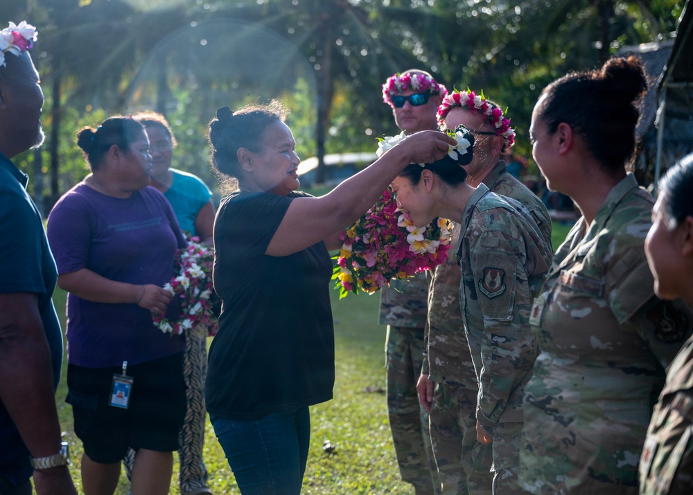 U.S. Air Force Service Members are welcomed during Opening Ceremony of Pac Angel 26-3