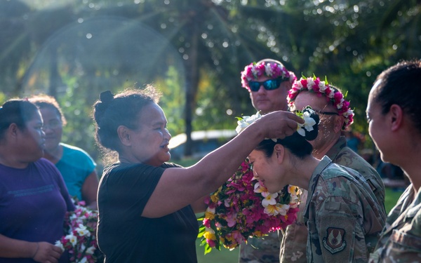U.S. Air Force Service Members are welcomed during Opening Ceremony of Pac Angel 26-3