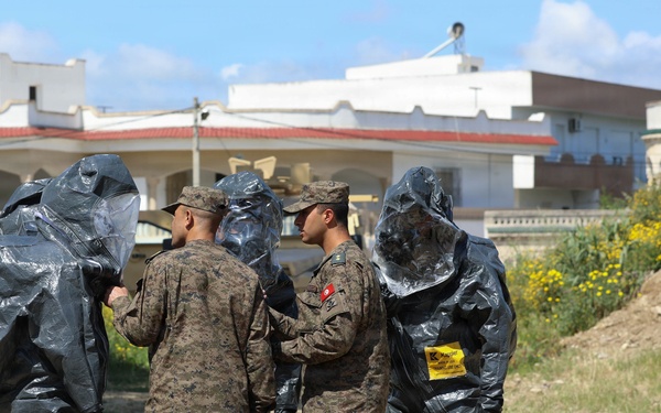 84th CST and Tunisian forces conduct CBRN exercise during African Lion 2026