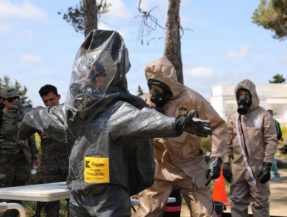84th CST and Tunisian forces conduct CBRN exercise during African Lion 2026