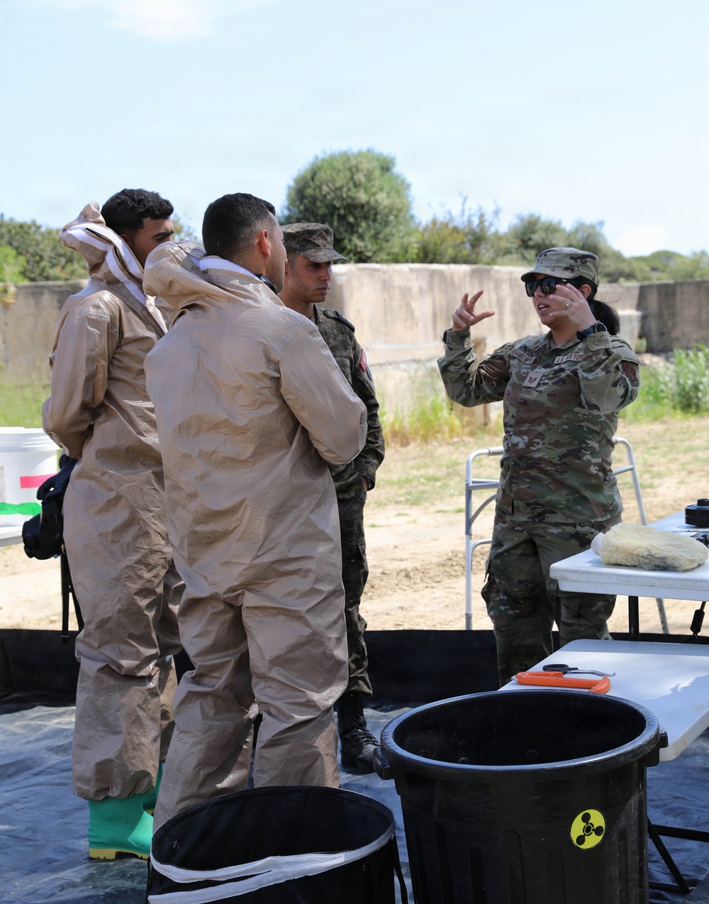 84th CST and Tunisian forces conduct CBRN exercise during African Lion 2026