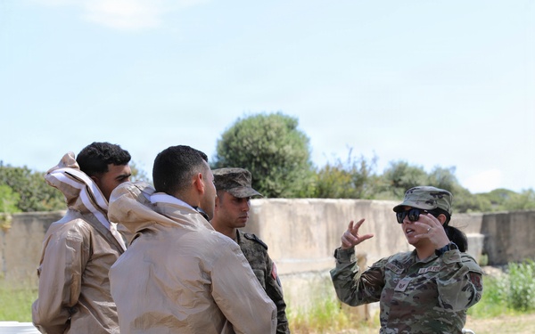 84th CST and Tunisian forces conduct CBRN exercise during African Lion 2026