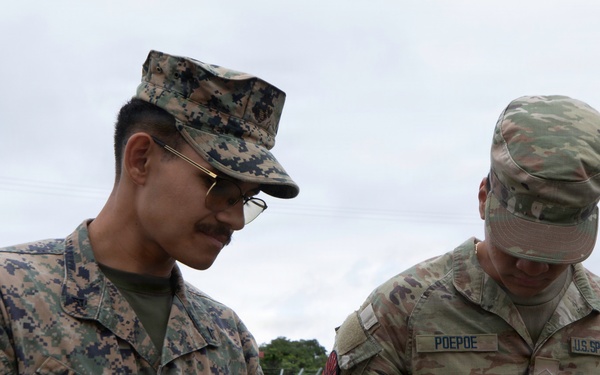 3rd Maintenance Battalion Combat Marksmanship Coaches Provide Pistol Familiarization to Space Force 161 Electromagnetic Warfare Combat Detachment