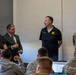 U.S. and Polish Army Personnel Receive Challenge Coins During a Physical Security Officer Course