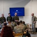 U.S. and Polish Army Personnel Receive Challenge Coins During a Physical Security Officer Course