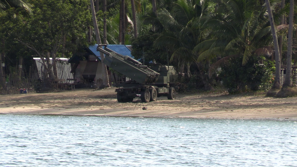 Balikatan 2026: U.S. Soldiers with 5th Battalion, 3rd Field Artillery execute a HIMARS live fire mission during CLLF-W