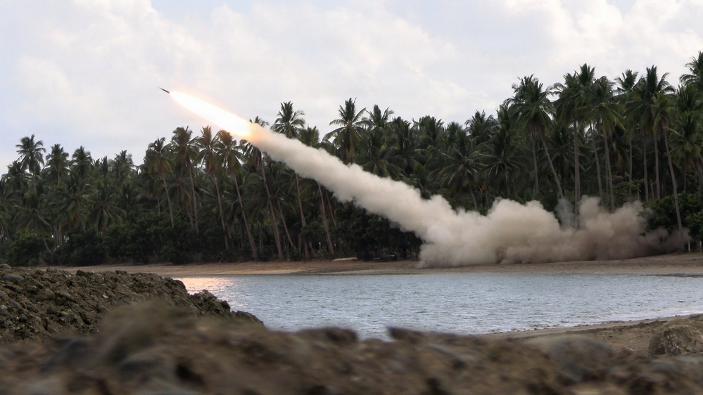 Balikatan 2026: U.S. Soldiers with 5th Battalion, 3rd Field Artillery execute a HIMARS live fire mission during CLLF-W