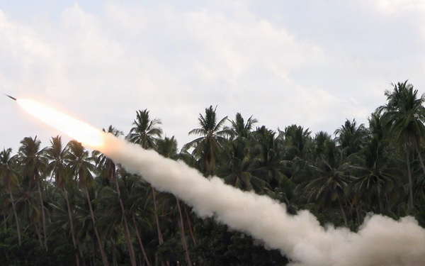 Balikatan 2026: U.S. Soldiers with 5th Battalion, 3rd Field Artillery execute a HIMARS live fire mission during CLLF-W
