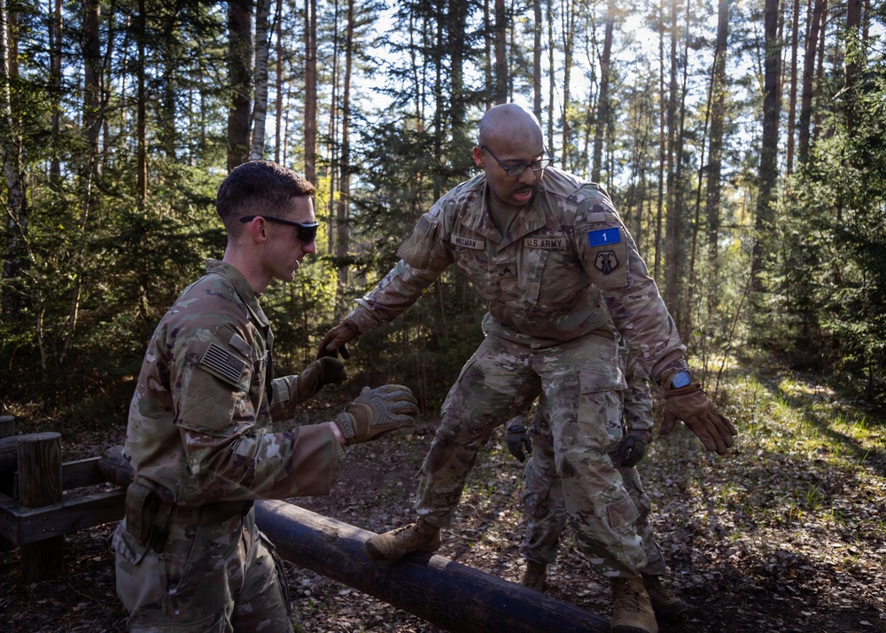 7th MSC Soldiers Compete in Best Squad Competition