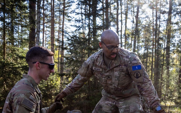 7th MSC Soldiers Compete in Best Squad Competition