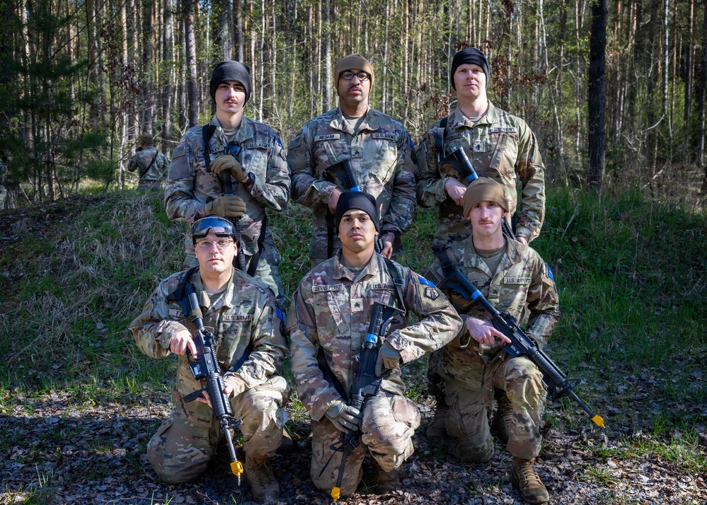 7th MSC Soldiers Compete in Best Squad Competition