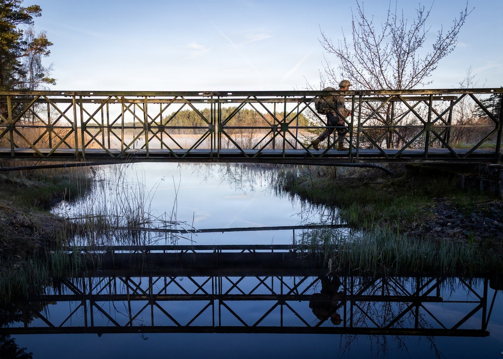 7th MSC Soldiers Compete in Best Squad Competition