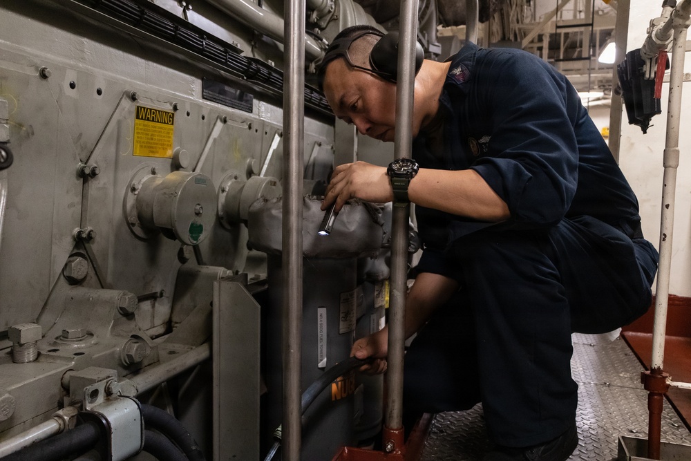 USS Portland Sailors Conduct Routine Operations