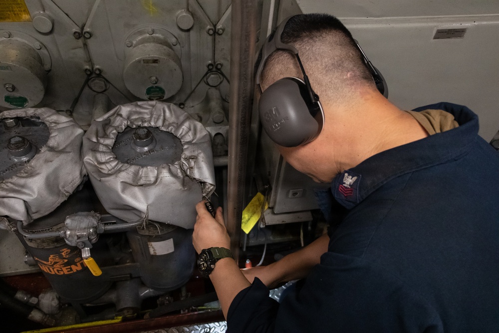 USS Portland Sailors Conduct Routine Operations