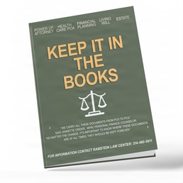 Keep legal and financial records in the books!