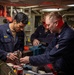 USS Gridley Sailors Perform Maintenance