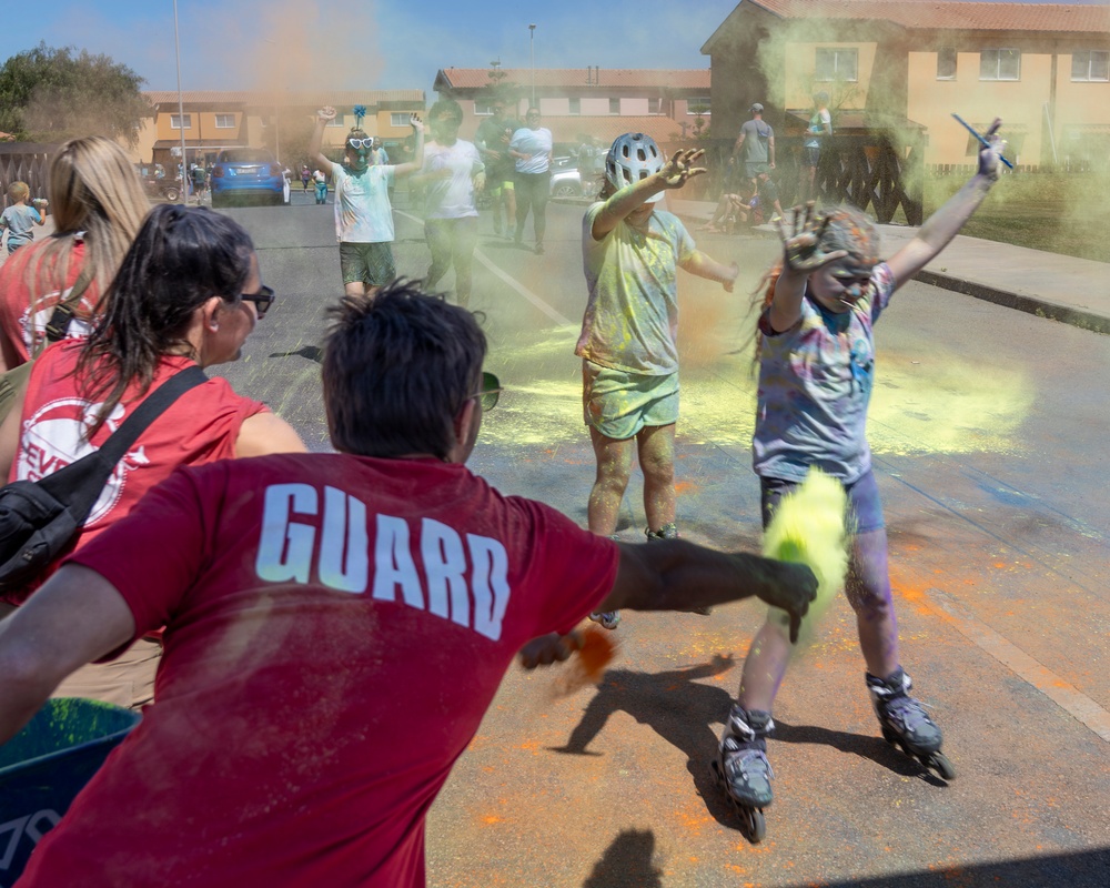 NAS Sigonella MWR Color Run