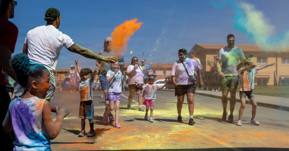 NAS Sigonella MWR Color Run