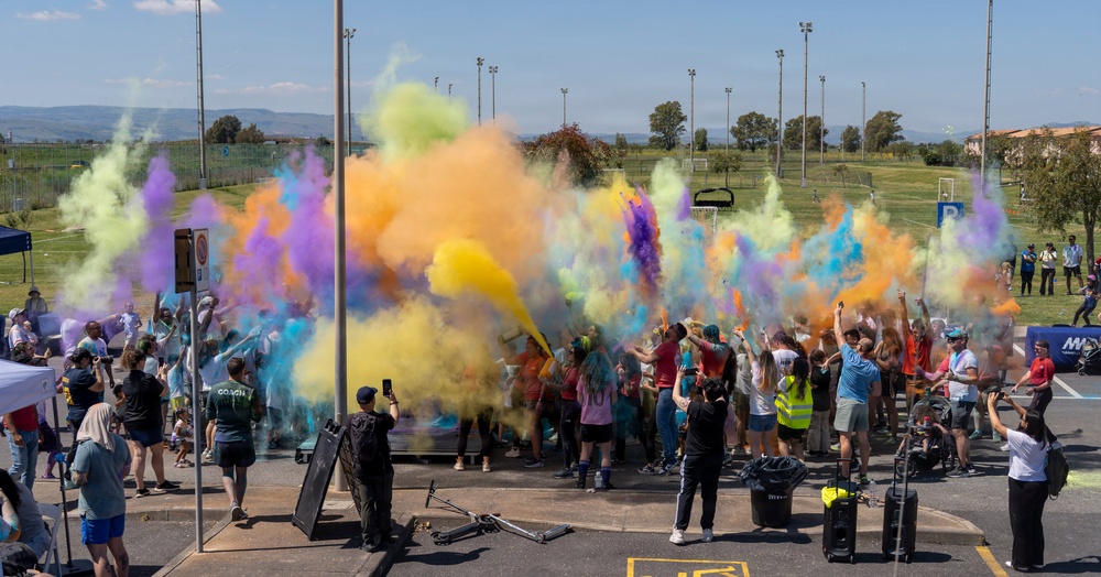 NAS Sigonella MWR Color Run