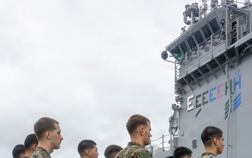 Marines Conduct Corporal’s Course Graduation Aboard USS Boxer