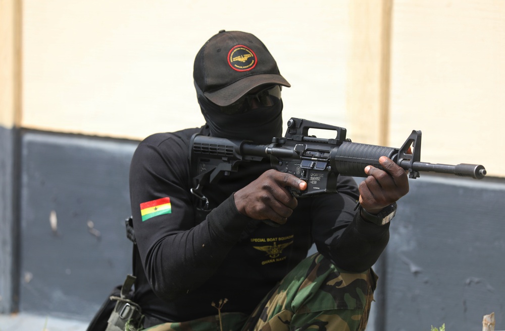 Ghana Armed Forces participate in African Lion 26 tactical combat casualty care