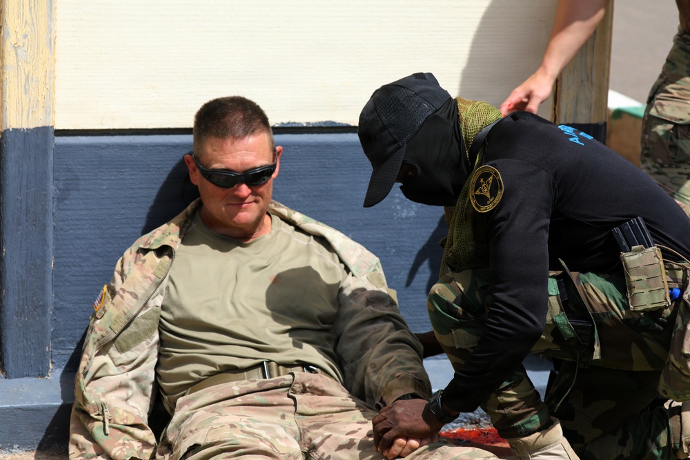 Ghana Armed Forces participate in African Lion 26 tactical combat casualty care