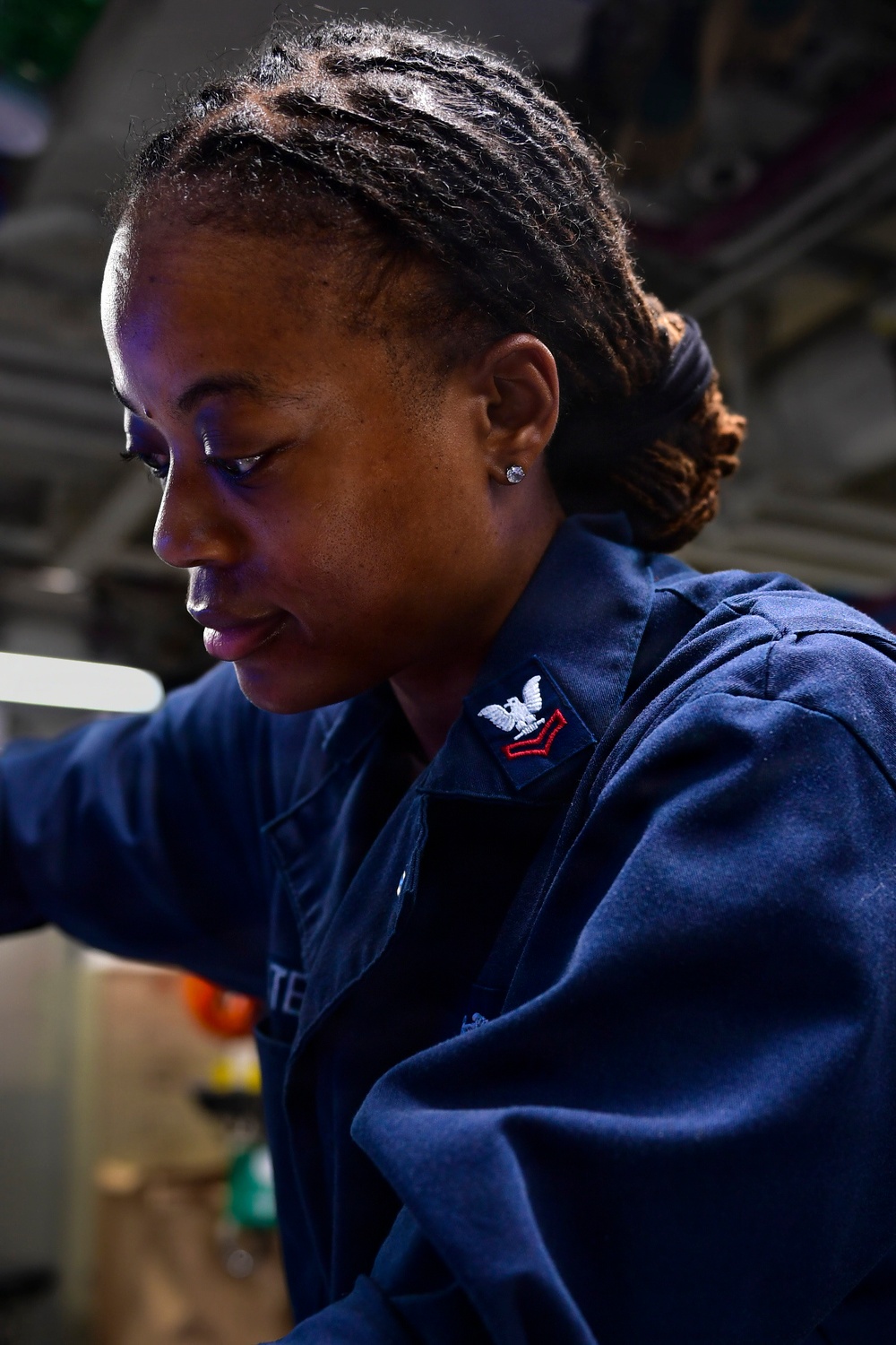 Boxer Sailors Maintain Electrical and Engine Spaces