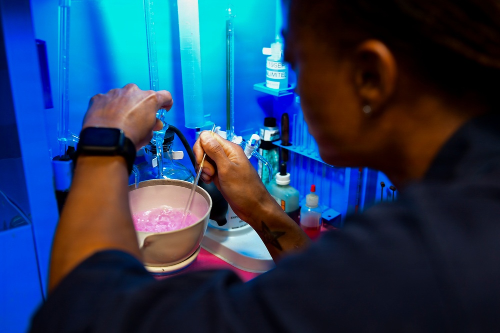 Boxer Sailors Maintain Electrical and Engine Spaces