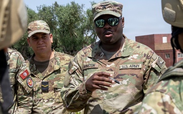 422nd CA BN, Tunisia forces conduct Civil Affairs Situational Training Exercises