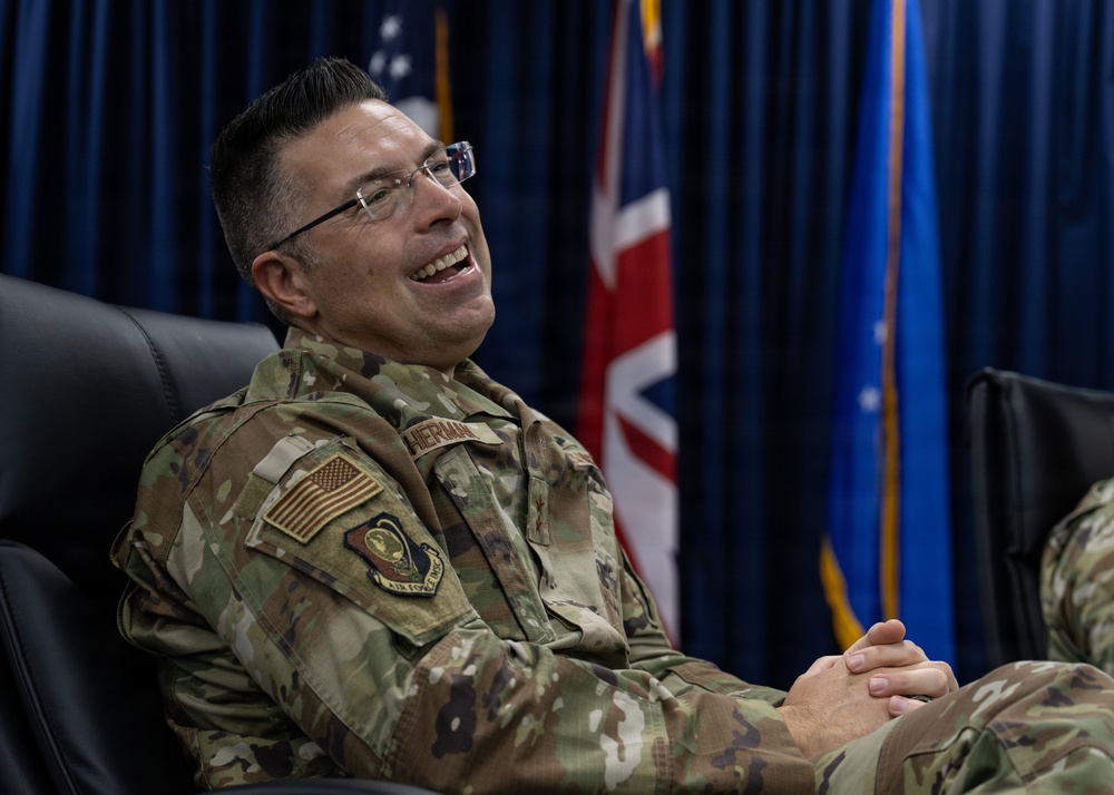 AFIMSC commander visits 100 ARW Airmen