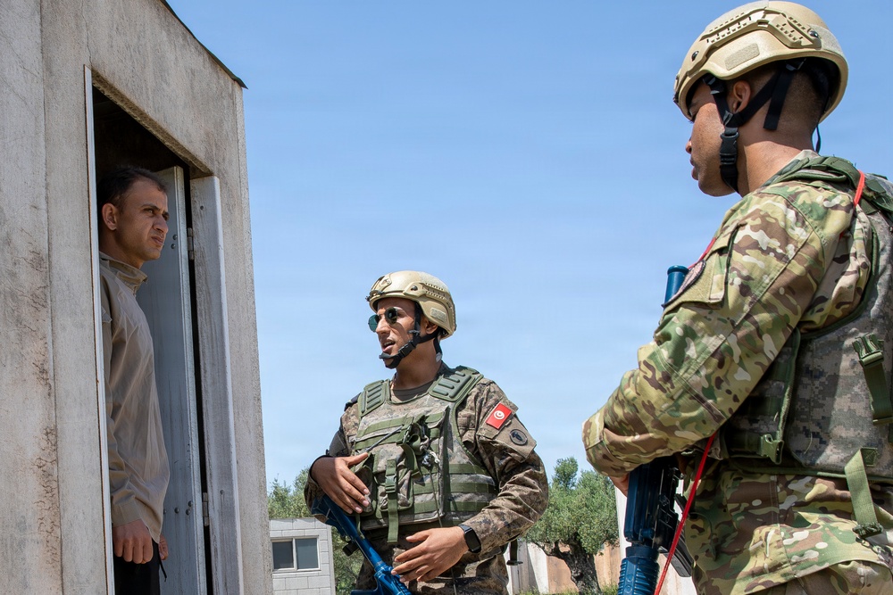 422nd Civil Affairs Battalion, Tunisia Armed Forces conduct situational training exercise at African Lion 2026