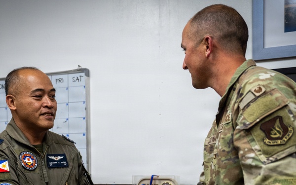 Balikatan 2026: 21st AEW and 600th ABG leadership meet to strengthen interoperability at BK26