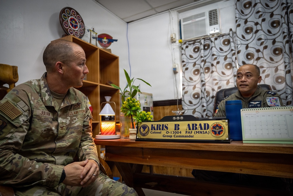 Balikatan 2026: 21st AEW and 600th ABG leadership meet to strengthen interoperability at BK26