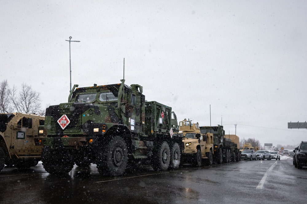Combat Logistics Battalion 24 Showcases Unit Readiness through Long-Range Convoy