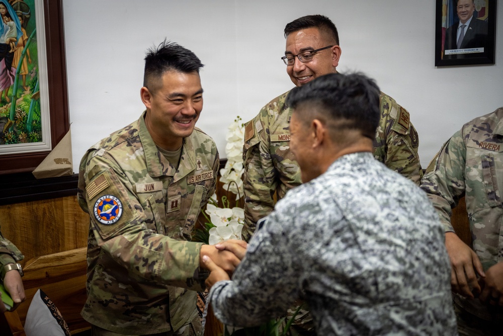 Balikatan 2026: 21st AEW and 600th ABG leadership meet to strengthen interoperability at BK26