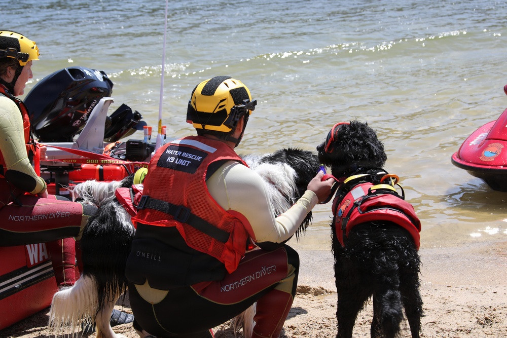 Canine Water Rescue Team at Beltzville State Park