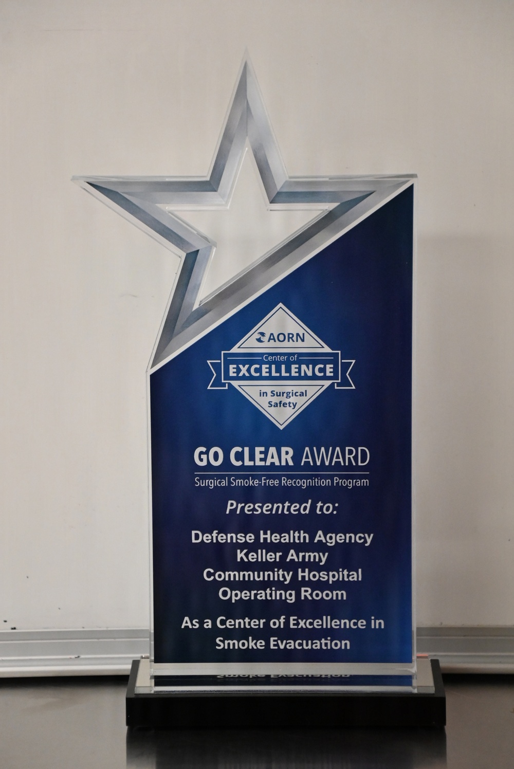 Keller Army Community Hospital Earns National Recognition for Surgical Safety: Smoke Evacuation