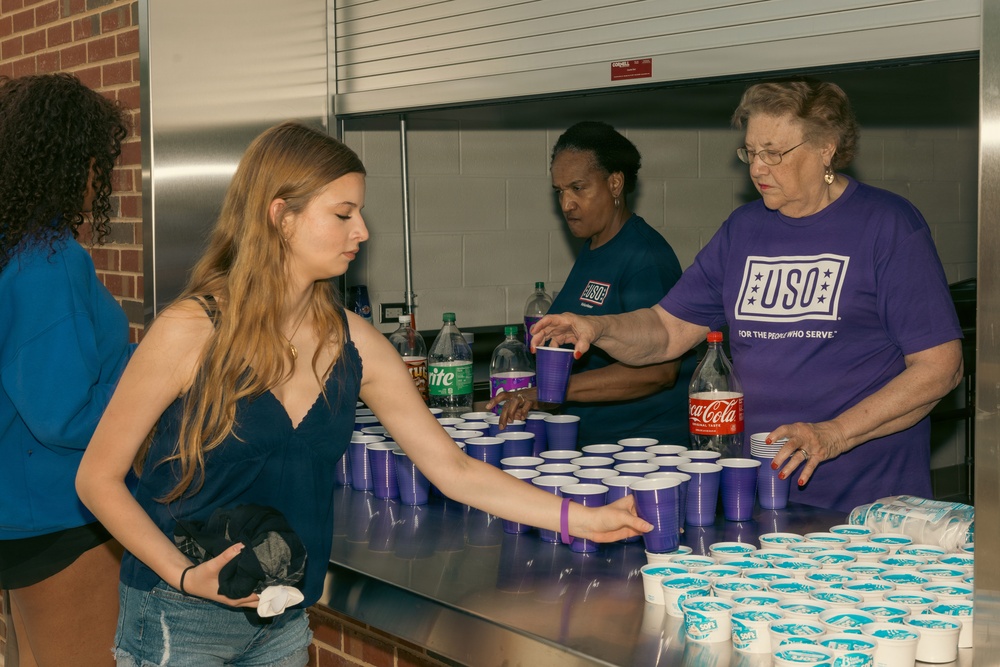 Quantico Middle/High School’s Month of the Military Child Rally