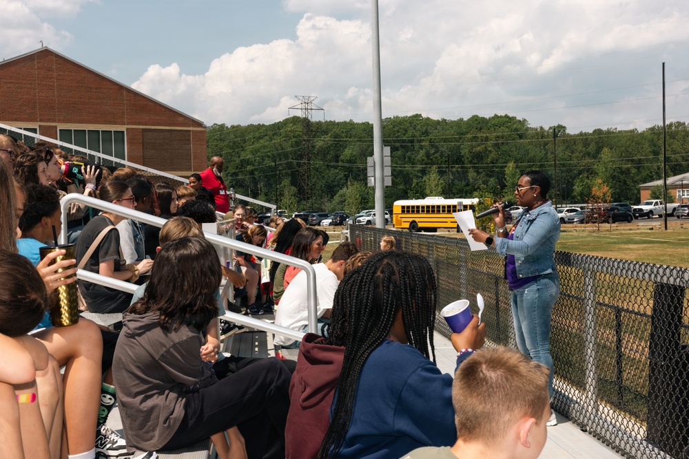 Quantico Middle/High School’s Month of the Military Child Rally