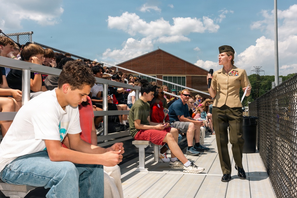 Quantico Middle/High School’s Month of the Military Child Rally