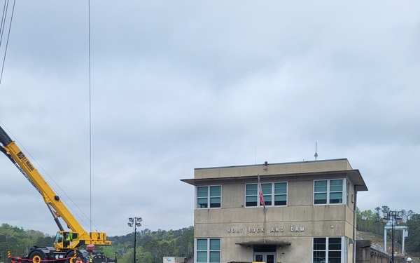 Mobile District Advances Multi-Phase Repair of Holt Lock and Dam