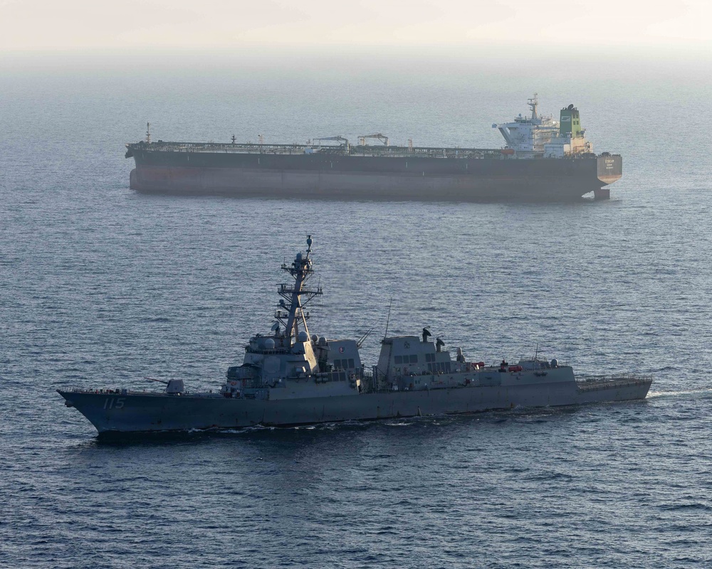 USS Rafael Peralta Enforces Maritime Blockade