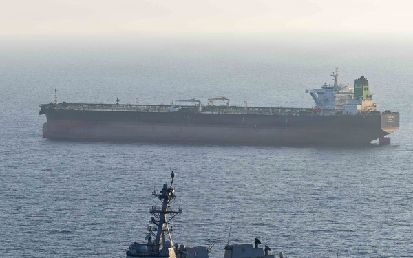 USS Rafael Peralta Enforces Maritime Blockade