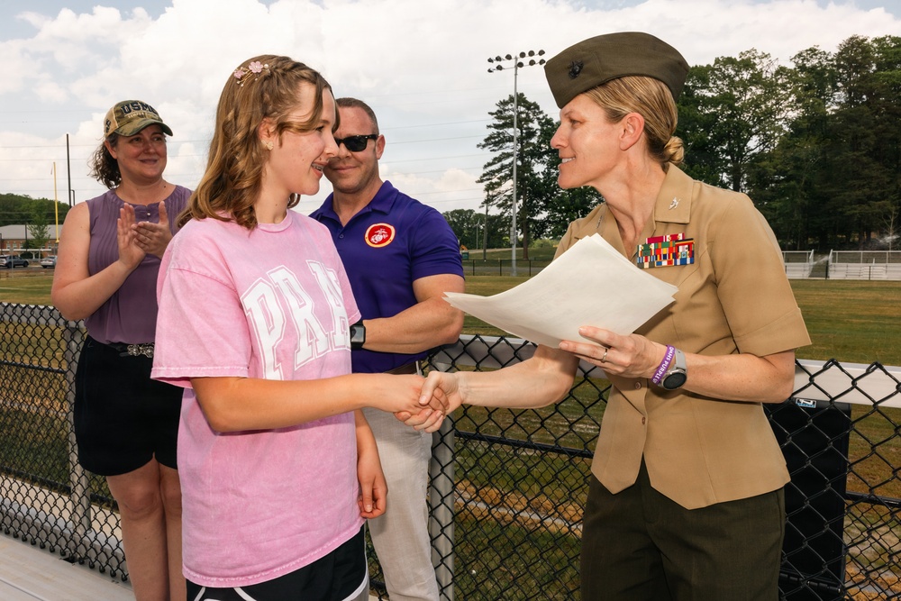 Quantico Middle/High School’s Month of the Military Child Rally