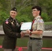 Local Life Scout recognized at Volunteer Appreciation Ceremony