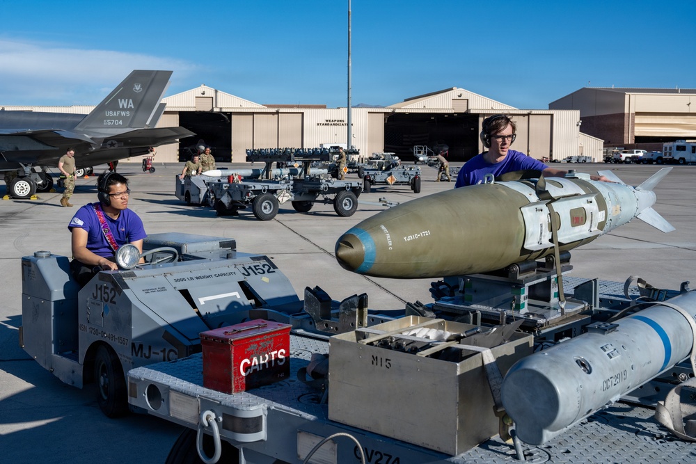 Nellis AFB Weapons Load Competition 1st Quarter 2026