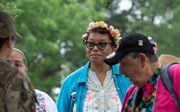 149th Fighter Wing recruiter at 135th Battle of Flowers Parade