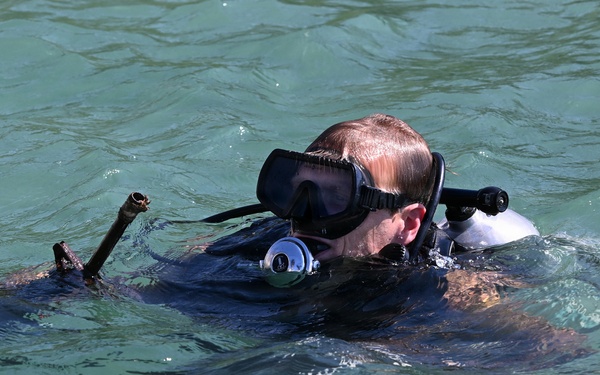 Combat Diver Qualification Course Students Training in Key West