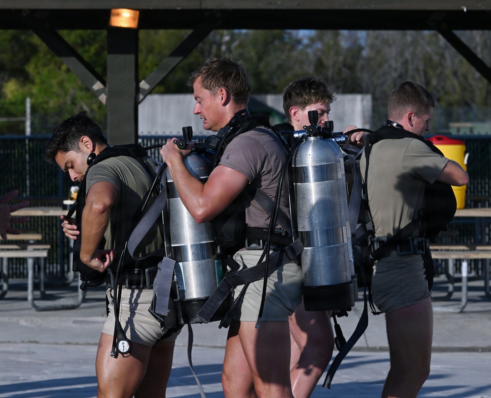 Combat Diver Qualification Course Students Training in Key West