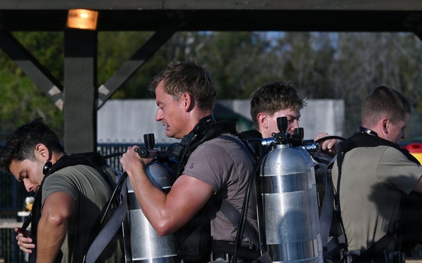 Combat Diver Qualification Course Students Training in Key West